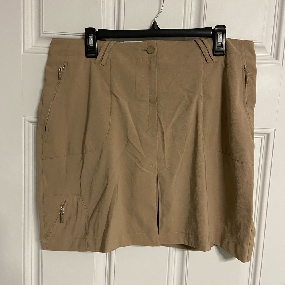 DKNYGolf Tan Active Skort